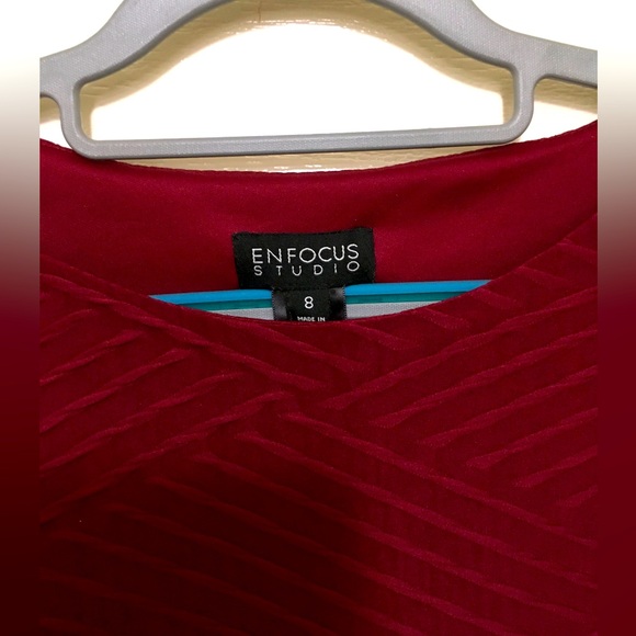 Red Flare Dress - Picture 3 of 5